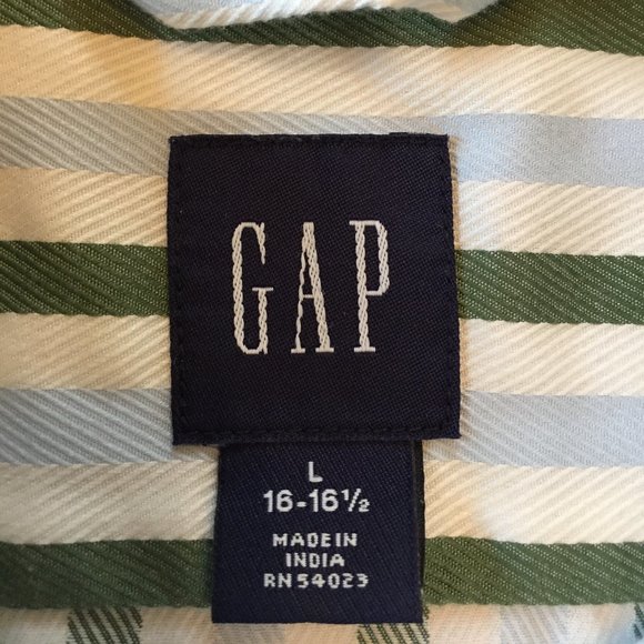 Gap Striped Button Down Shirt - Picture 3 of 5